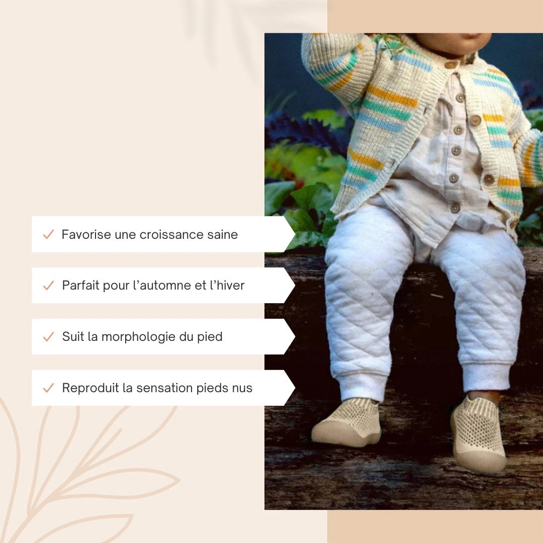 Chaussures Souples Bébé | Respirantes & Confortables